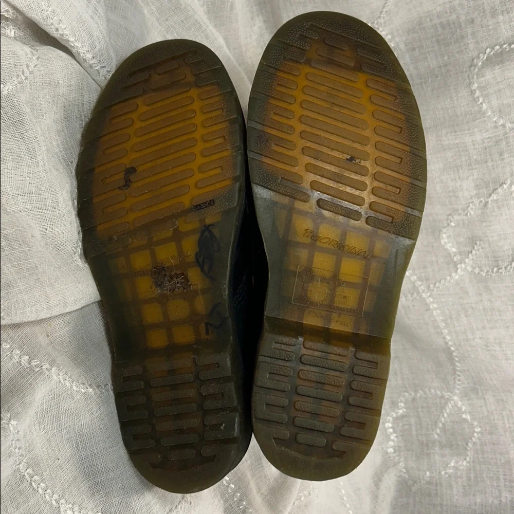 Dr Martens leather lace up oxfords shoes